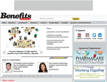 Tablet Screenshot of benefitscanada.com